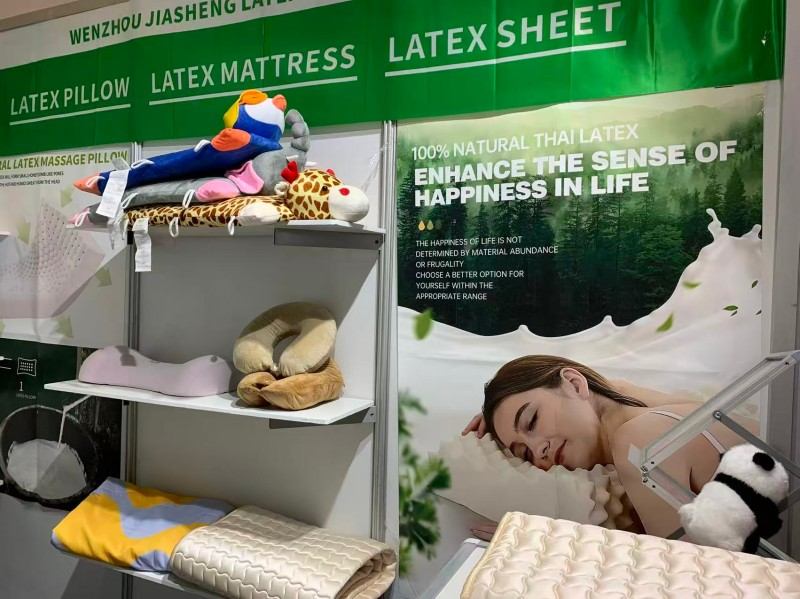 Cymerodd Wenzhou Jiasheng Latex Products Co, Ltd ran yn Sleep Expo Dwyrain Canol 2025